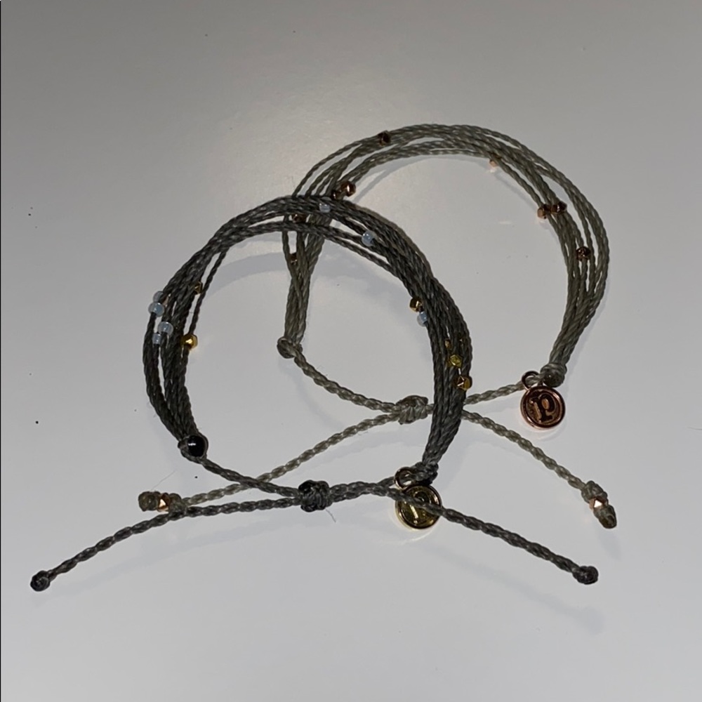 Light and Dark Grey Pura Vida Bracelets